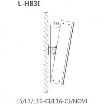 Стойка для акустики RFINTELL L-HB3I WH 86770